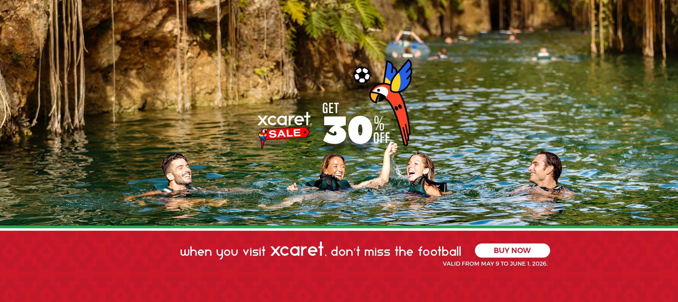 Xcaret Sale 2026.