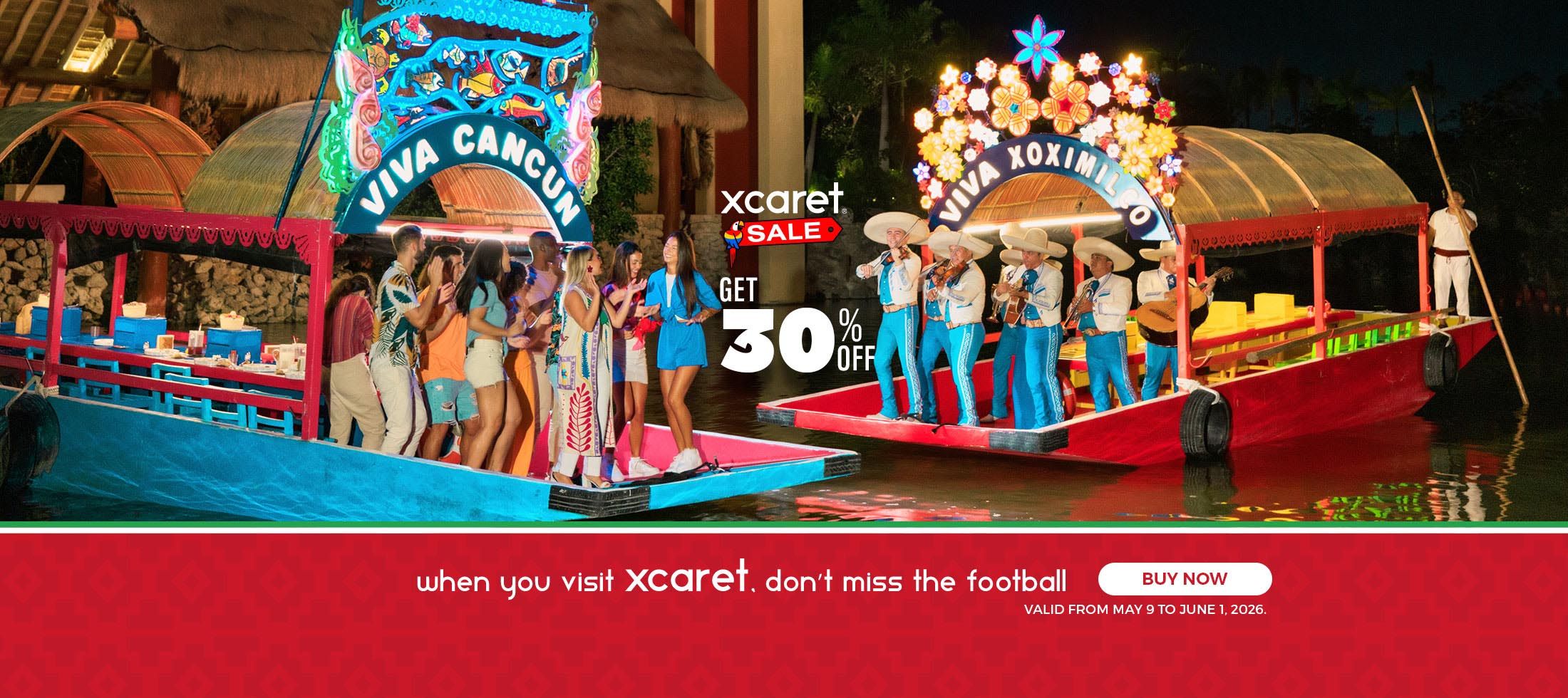 Xcaret Sale 2026