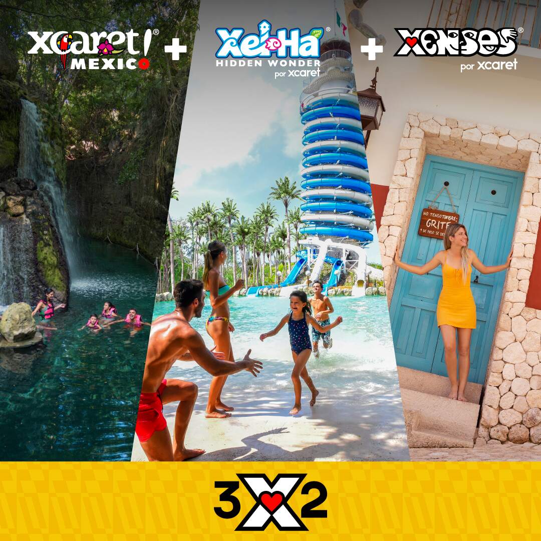 Xcaret Plus + Xel-Há All-Inclusive + Xenses